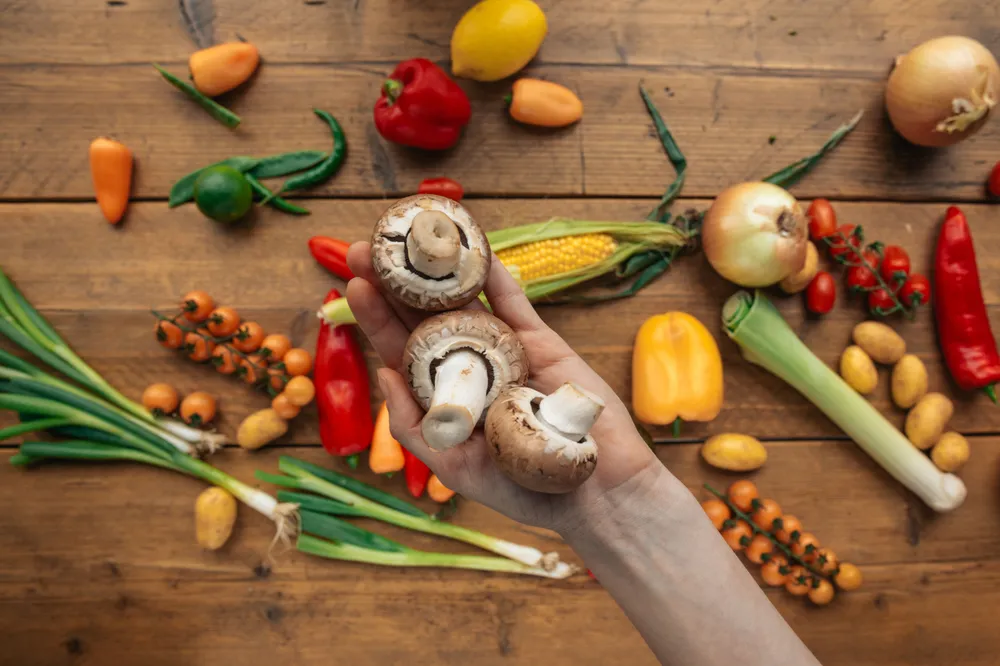 Natural whole-food ingredients arranged on a work surface