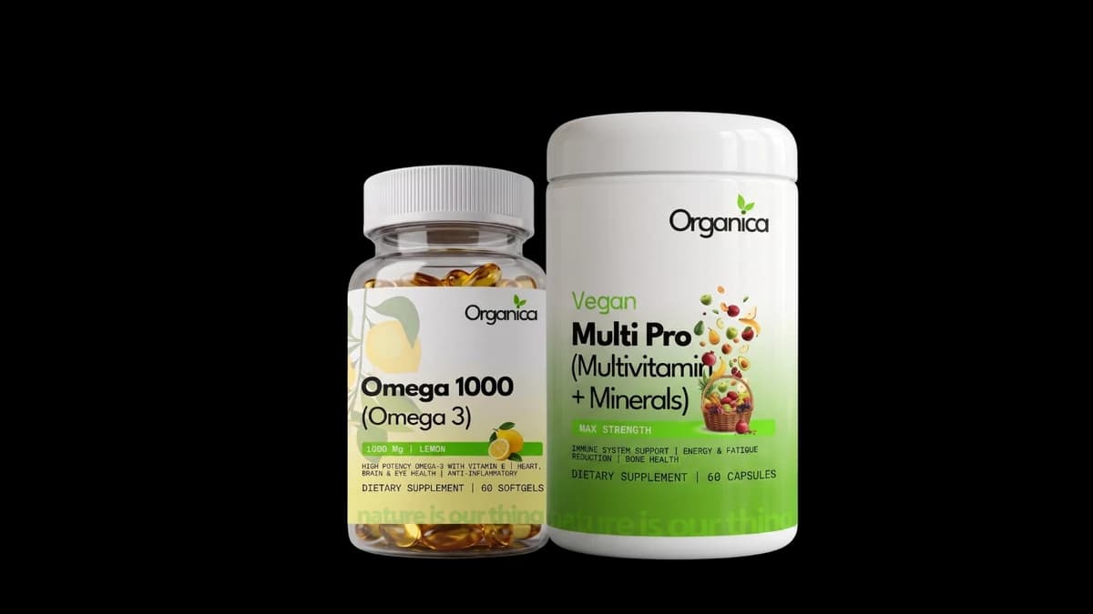 Multi Pro multivitamin and Omega 1000 duo